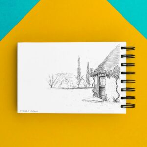 Croquis d'une Borie dans le Périgord